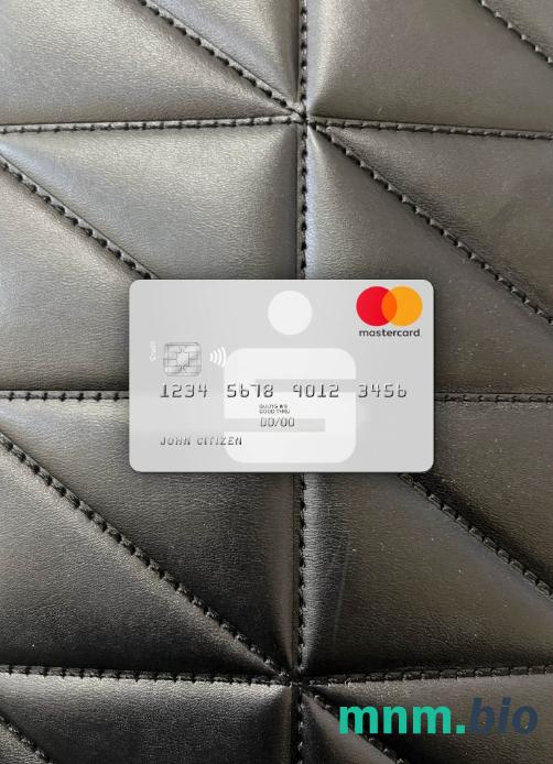 Germany Sparkasse MasterCard wygląd fotograficzny skan PSD + zdjęcie